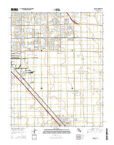 Malaga California Current topographic map, 1:24000 scale, 7.5 X 7.5 Minute, Year 2015