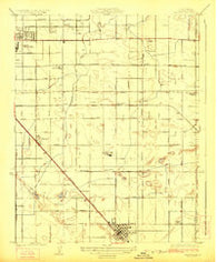 Malaga California Historical topographic map, 1:31680 scale, 7.5 X 7.5 Minute, Year 1923