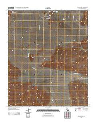 Malapai Hill California Historical topographic map, 1:24000 scale, 7.5 X 7.5 Minute, Year 2012