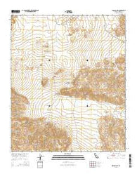 Malapai Hill California Current topographic map, 1:24000 scale, 7.5 X 7.5 Minute, Year 2015