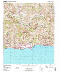 Malibu Beach California Historical topographic map, 1:24000 scale, 7.5 X 7.5 Minute, Year 1995
