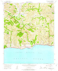 Malibu Beach California Historical topographic map, 1:24000 scale, 7.5 X 7.5 Minute, Year 1950