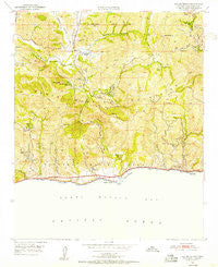 Malibu Beach California Historical topographic map, 1:24000 scale, 7.5 X 7.5 Minute, Year 1950