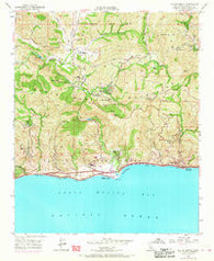 Malibu Beach California Historical topographic map, 1:24000 scale, 7.5 X 7.5 Minute, Year 1950