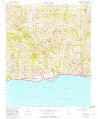 Malibu Beach California Historical topographic map, 1:24000 scale, 7.5 X 7.5 Minute, Year 1950