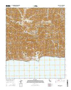 Malibu Beach California Current topographic map, 1:24000 scale, 7.5 X 7.5 Minute, Year 2015