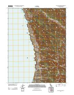 Mallo Pass Creek California Historical topographic map, 1:24000 scale, 7.5 X 7.5 Minute, Year 2012