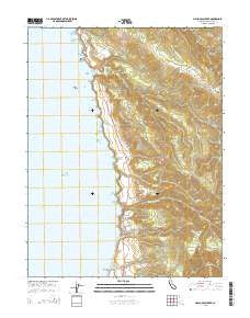 Mallo Pass Creek California Current topographic map, 1:24000 scale, 7.5 X 7.5 Minute, Year 2015