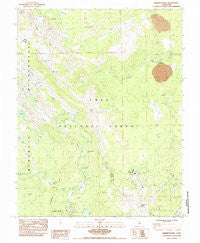 Mammoth Mtn California Historical topographic map, 1:24000 scale, 7.5 X 7.5 Minute, Year 1984