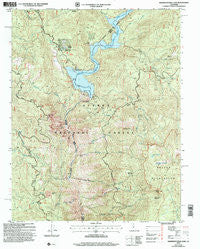 Mammoth Pool Dam California Historical topographic map, 1:24000 scale, 7.5 X 7.5 Minute, Year 2004