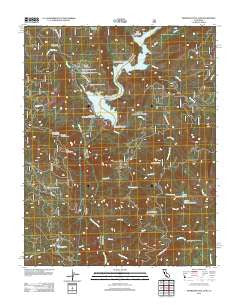 Mammoth Pool Dam California Historical topographic map, 1:24000 scale, 7.5 X 7.5 Minute, Year 2012
