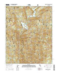 Mammoth Pool Dam California Current topographic map, 1:24000 scale, 7.5 X 7.5 Minute, Year 2015