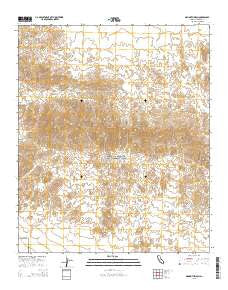 Mammoth Wash California Current topographic map, 1:24000 scale, 7.5 X 7.5 Minute, Year 2015