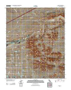 Manix California Historical topographic map, 1:24000 scale, 7.5 X 7.5 Minute, Year 2012