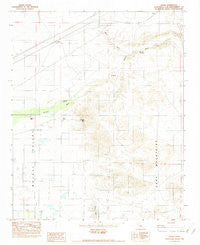 Manix California Historical topographic map, 1:24000 scale, 7.5 X 7.5 Minute, Year 1982