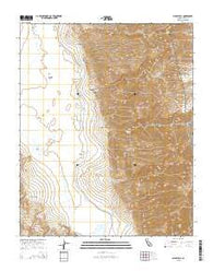 Manly Fall California Current topographic map, 1:24000 scale, 7.5 X 7.5 Minute, Year 2015