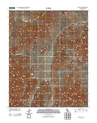 Manly Peak California Historical topographic map, 1:24000 scale, 7.5 X 7.5 Minute, Year 2012