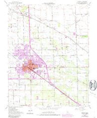 Manteca California Historical topographic map, 1:24000 scale, 7.5 X 7.5 Minute, Year 1952
