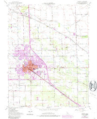 Manteca California Historical topographic map, 1:24000 scale, 7.5 X 7.5 Minute, Year 1952