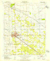 Manteca California Historical topographic map, 1:24000 scale, 7.5 X 7.5 Minute, Year 1952