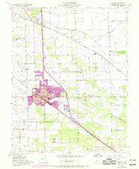 Manteca California Historical topographic map, 1:24000 scale, 7.5 X 7.5 Minute, Year 1952