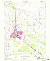 Manteca California Historical topographic map, 1:24000 scale, 7.5 X 7.5 Minute, Year 1952