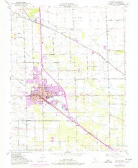 Manteca California Historical topographic map, 1:24000 scale, 7.5 X 7.5 Minute, Year 1952