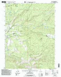 Manton California Historical topographic map, 1:24000 scale, 7.5 X 7.5 Minute, Year 1995
