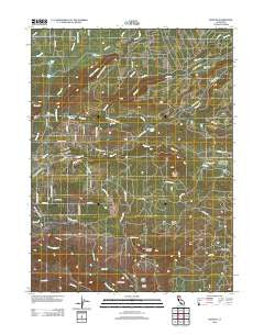 Manton California Historical topographic map, 1:24000 scale, 7.5 X 7.5 Minute, Year 2012