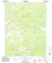 Manton California Historical topographic map, 1:24000 scale, 7.5 X 7.5 Minute, Year 1995