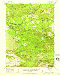 Manton California Historical topographic map, 1:62500 scale, 15 X 15 Minute, Year 1956