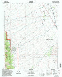 Manzanar California Historical topographic map, 1:24000 scale, 7.5 X 7.5 Minute, Year 1994