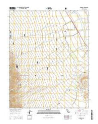 Manzanar California Current topographic map, 1:24000 scale, 7.5 X 7.5 Minute, Year 2015