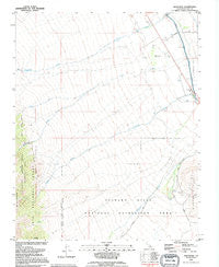 Manzanar California Historical topographic map, 1:24000 scale, 7.5 X 7.5 Minute, Year 1993