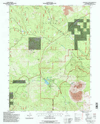 Manzanita Lake California Historical topographic map, 1:24000 scale, 7.5 X 7.5 Minute, Year 1995
