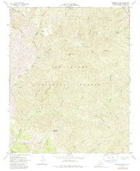 Manzanita Mtn. California Historical topographic map, 1:24000 scale, 7.5 X 7.5 Minute, Year 1964