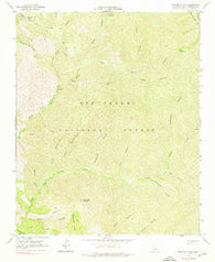 Manzanita Mtn California Historical topographic map, 1:24000 scale, 7.5 X 7.5 Minute, Year 1964