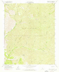 Manzanita Mtn California Historical topographic map, 1:24000 scale, 7.5 X 7.5 Minute, Year 1964