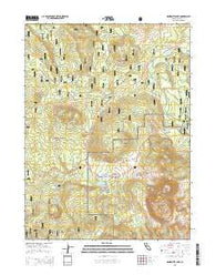 Manzanita Lake California Current topographic map, 1:24000 scale, 7.5 X 7.5 Minute, Year 2015