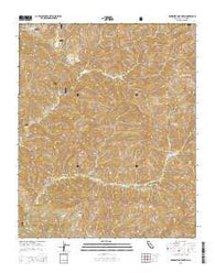 Manzanita Mountain California Current topographic map, 1:24000 scale, 7.5 X 7.5 Minute, Year 2015