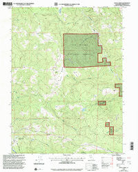 Maple Creek California Historical topographic map, 1:24000 scale, 7.5 X 7.5 Minute, Year 1997