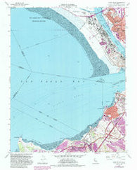 Mare Island California Historical topographic map, 1:24000 scale, 7.5 X 7.5 Minute, Year 1959