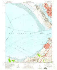Mare Island California Historical topographic map, 1:24000 scale, 7.5 X 7.5 Minute, Year 1959