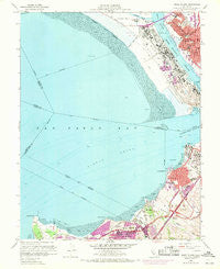 Mare Island California Historical topographic map, 1:24000 scale, 7.5 X 7.5 Minute, Year 1959