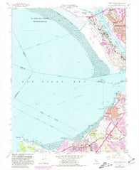 Mare Island California Historical topographic map, 1:24000 scale, 7.5 X 7.5 Minute, Year 1959