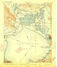 Mare Island California Historical topographic map, 1:62500 scale, 15 X 15 Minute, Year 1916