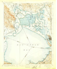 Mare Island California Historical topographic map, 1:62500 scale, 15 X 15 Minute, Year 1916