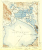 Mare Island California Historical topographic map, 1:62500 scale, 15 X 15 Minute, Year 1916