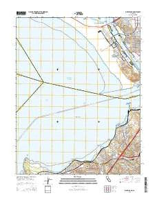 Mare Island California Current topographic map, 1:24000 scale, 7.5 X 7.5 Minute, Year 2015