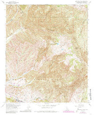 Margarita Peak California Historical topographic map, 1:24000 scale, 7.5 X 7.5 Minute, Year 1968
